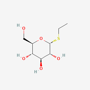 Chemical structure of Ethyl a-Thioglucopyranoside