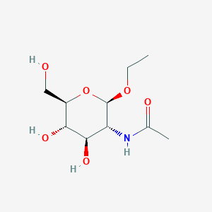 Chemical structure of Ethyl 2-(acetylamino)-2-deoxy-β-D-glucopyranoside