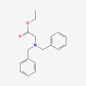 Chemical structure of Ethyl 2-(dibenzylamino)acetate