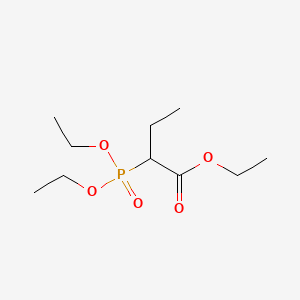Chemical structure of Ethyl 2-(diethoxyphosphoryl)butanoate