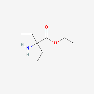Chemical structure of Ethyl 2-amino-2-ethylbutanoate