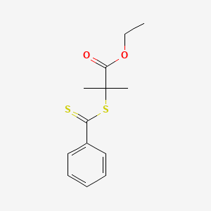 Chemical structure of Ethyl 2-methyl-2-(phenylthiocarbonylthio)propionate