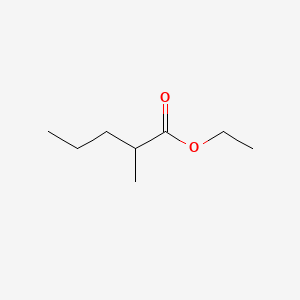 Chemical structure of Ethyl 2-methylpentanoate