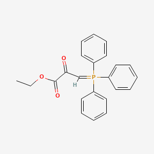 Chemical structure of Ethyl 2-oxo-3-(triphenyl-l5-phosphanylidene)propanoate