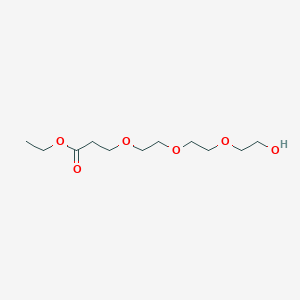 Chemical structure of Hydroxy-PEG4-ethyl ester