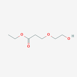 Chemical structure of Ethyl 3-(2-hydroxyethoxy)propanoate