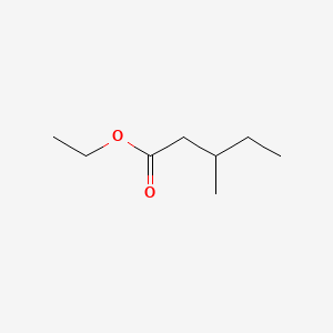 Chemical structure of Ethyl 3-methylpentanoate