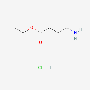 Chemical structure of Ethyl 4-aminobutanoate hydrochloride