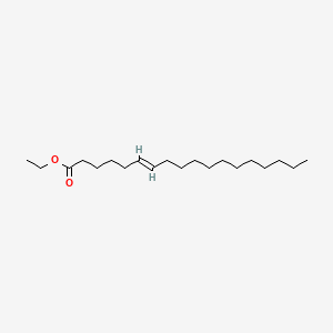 Chemical structure of Ethyl petroselaidate