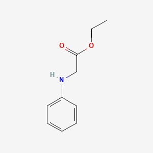Chemical structure of Ethyl phenylglycinate