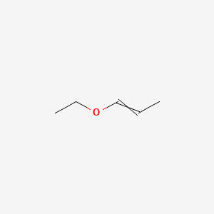 Chemical structure of Ethyl propenyl ether