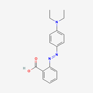 Chemical structure of Ethyl red