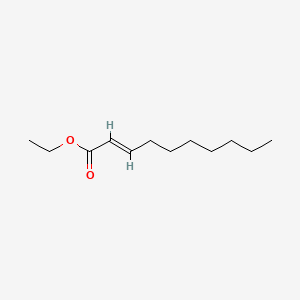 Chemical structure of Ethyl trans-2-Decenoate