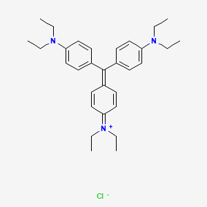 Chemical structure of Ethyl Violet