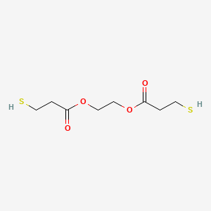 Chemical structure of Ethylene bis(3-mercaptopropionate)