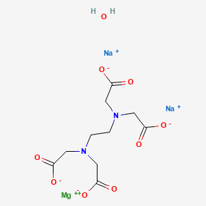 Chemical structure of Ethylenediaminetetraacetic acid disodium magnesium salt tetrahydrate