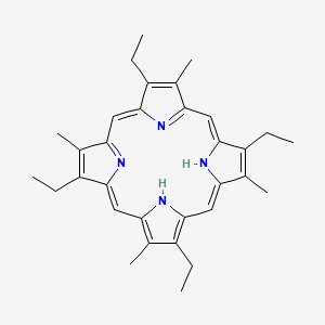 Chemical structure of Etioporphyrin I