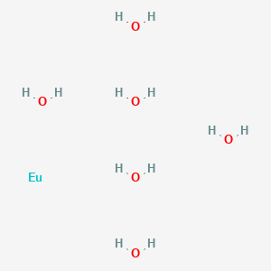 Chemical structure of Europium(III) chloride hexahydrate
