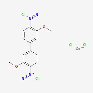 Chemical structure of Fast Blue B Salt