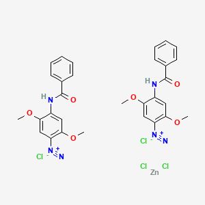 Chemical structure of Fast Blue RR Salt