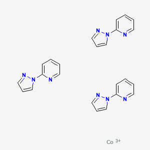 Chemical structure of FK 102 Co(III) PF6 salt