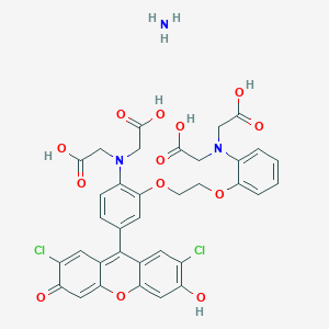 Chemical structure of Fluo-3, pentaammonium salt