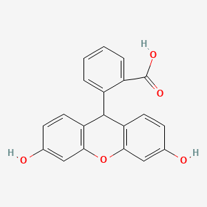 Chemical structure of Fluorescin