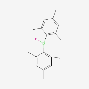 Chemical structure of Fluorodimesitylborane