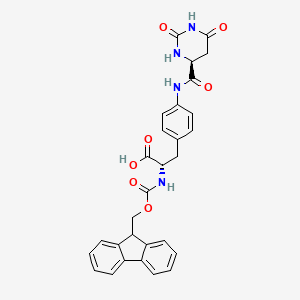 Chemical structure of Fmoc-Aph(Hor)-OH