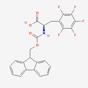 Chemical structure of Fmoc-D-Phe(F5)-OH