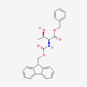 Chemical structure of Fmoc-Thr-Obzl
