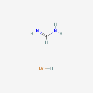 Chemical structure of Aminomethylideneazanium;bromide