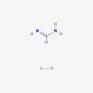 Chemical structure of Methanimidamide;hydroiodide