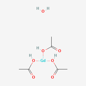 Chemical structure of Gadolinium acetate hydrate, 99·99%