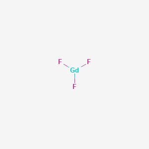 Chemical structure of Gadolinium fluoride (GdF3)