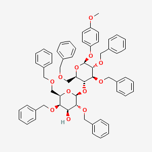 Chemical structure of LacMP 3'-OH, per OBn