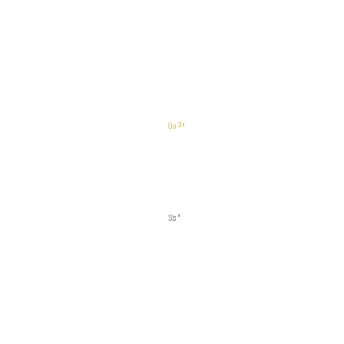 Chemical structure of Gallium antimonide