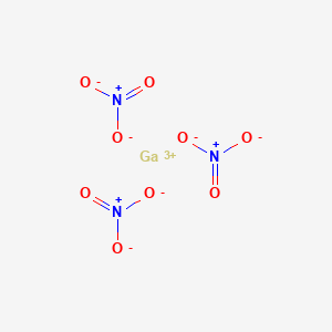 Chemical structure of Gallium trinitrate hydrate