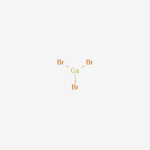 Chemical structure of Gallium bromide (GaBr3)