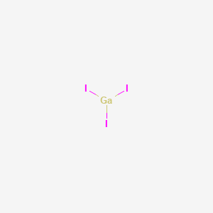 Chemical structure of Gallium iodide (GaI3)