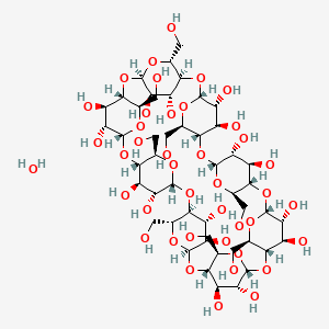 Chemical structure of gamma-Cyclodextrin hydrate Vetec(TM) reagent grade