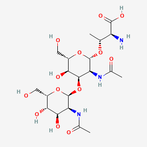 Chemical structure of GlcNAcβ(1-3)GalNAc-α-Thr