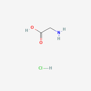 Chemical structure of Glycine hydrochloride