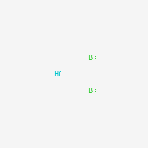 Chemical structure of Hafnium boride