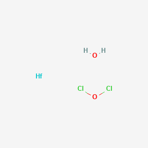 Chemical structure of Hafnium(IV) oxychloride hydrate,99·99%