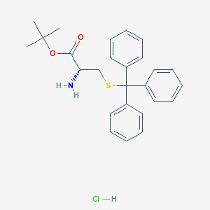 Chemical structure of H-Cys(Trt)-OtBu·HCl