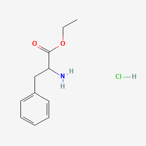 Chemical structure of H-DL-Phe-OEt·HCl