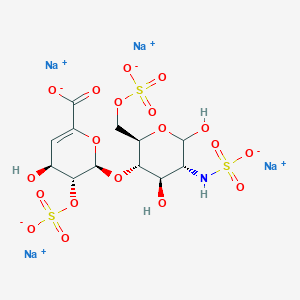 Chemical structure of Heparin disaccharide I-S sodium salt
