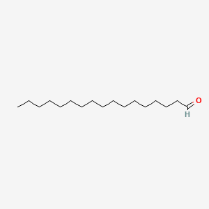 Chemical structure of Heptadecanal