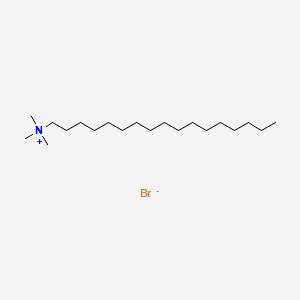 Chemical structure of Heptadecyltrimethylammonium Bromide